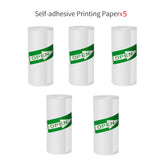 Mini Portable Printer Thermal Paper HD 57*25mm Universal Self-adhesive Roll Paper Label Sticker For Phone Printing Picture Photo UpTrend Deals