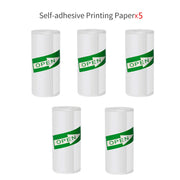 Mini Portable Printer Thermal Paper HD 57*25mm Universal Self-adhesive Roll Paper Label Sticker For Phone Printing Picture Photo