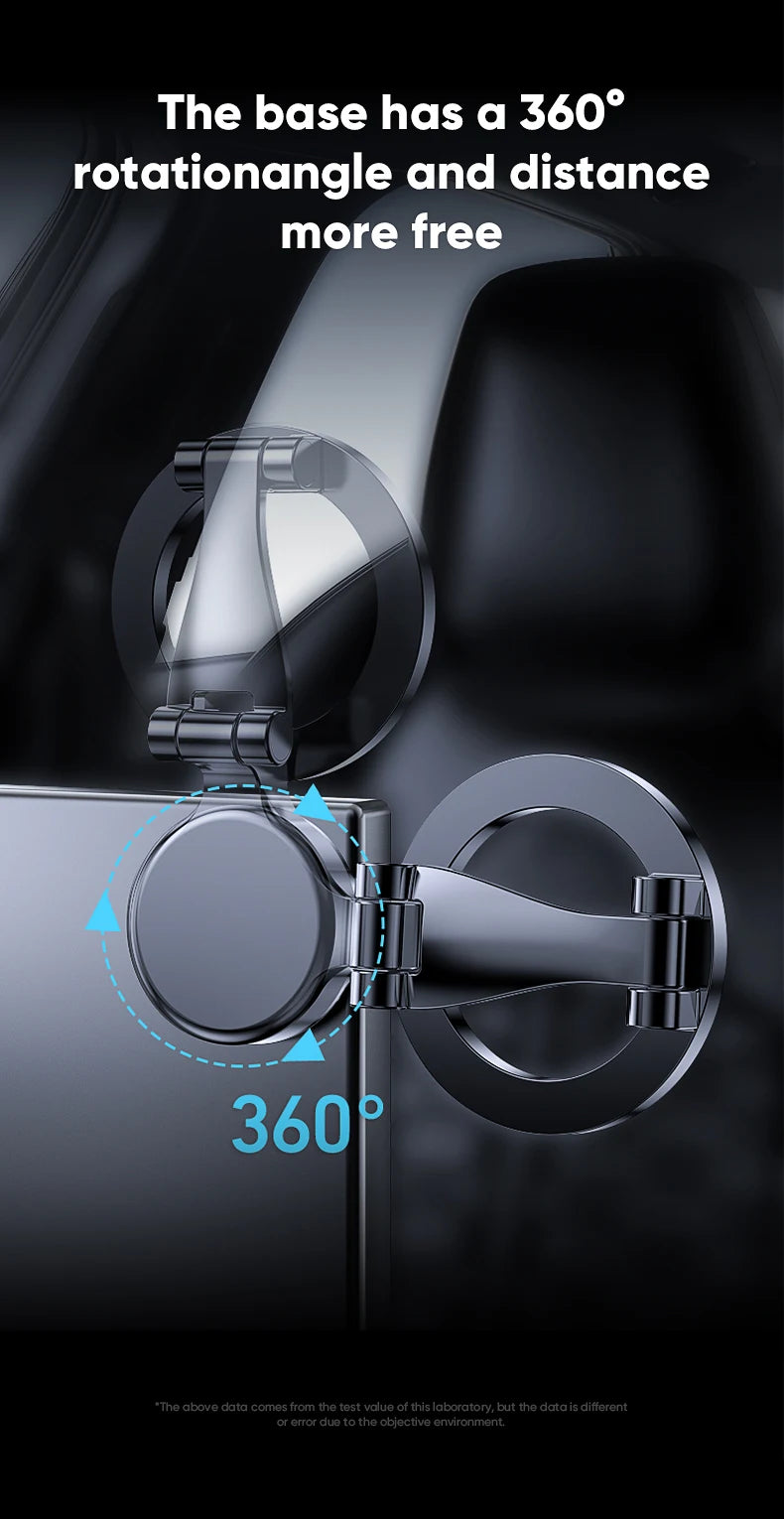MagSafe Car Phone Holder, 360-Degree Rotating Magnetic Mount for Vehicles