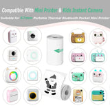 Mini Portable Printer Thermal Paper HD 57*25mm Universal Self-adhesive Roll Paper Label Sticker For Phone Printing Picture Photo UpTrend Deals