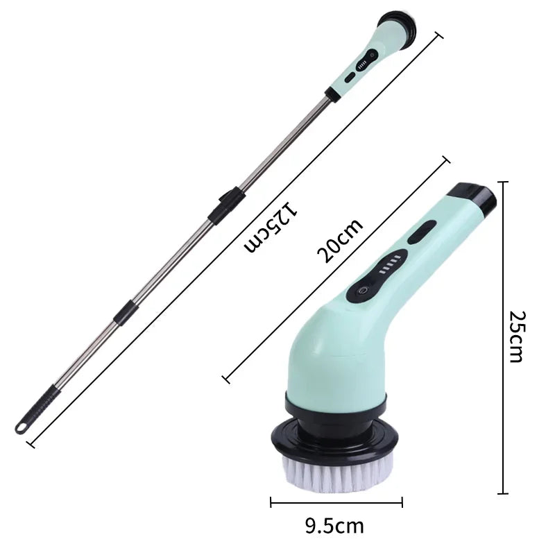 Cordless Electric Spin Scrubber – Multi-Purpose Cleaning Brush for Bathroom, Kitchen & Toilet