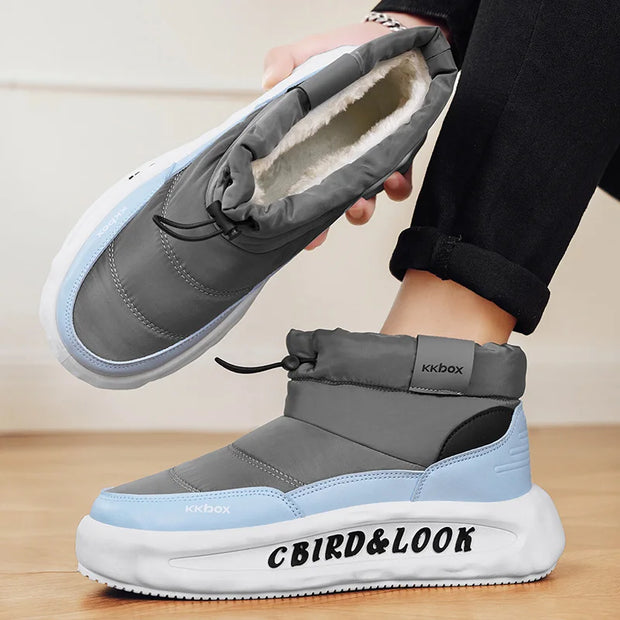 Winter Boots for Men Add Velvet Men's Sneakers Ankle Boots Soft and Comfortable Sports and Leisure Wear-resistant Non-Slip New