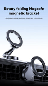 MagSafe Car Phone Holder, 360-Degree Rotating Magnetic Mount for Vehicles