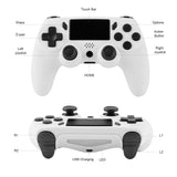 Wireless Gamepad with 6-Axis Gyroscope – PC Joystick with Touchpad, Dual Vibration for PS4/PS3/PC