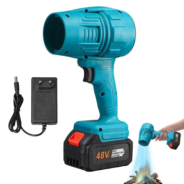 Cordless Air Blower Powerful Jet Fan Mini Turbo Fan Thrust Violent Leafs Duster Handheld Power Tools