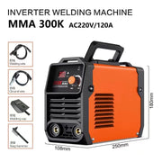 Portable Welding Machine 300K MMA Arc Welder Inverter Welding Machine 110V 220V Mini Iron Electric Welding Equipment Car Repair