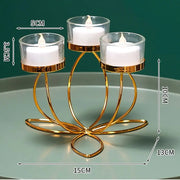Metal Candle Holder for Table Decor