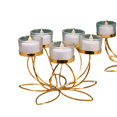 Metal Candle Holder for Table Decor