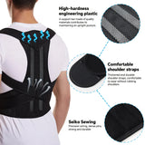 Posture Corrector for Men and Women – Adjustable Full Back Brace, Shoulder Straightener