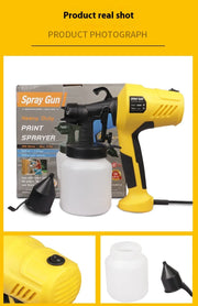Electric Spray Gun Portable Home Paint Sprayer Auto Furniture Steel Coating AirbrushTool high-pressure atomizing spray paint gun