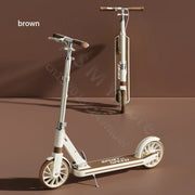 Children's Scooter, Foldable Bicycle, Large Children's Sliding Wheel, Campus Adult Two Wheel Scooter 5-15 years old