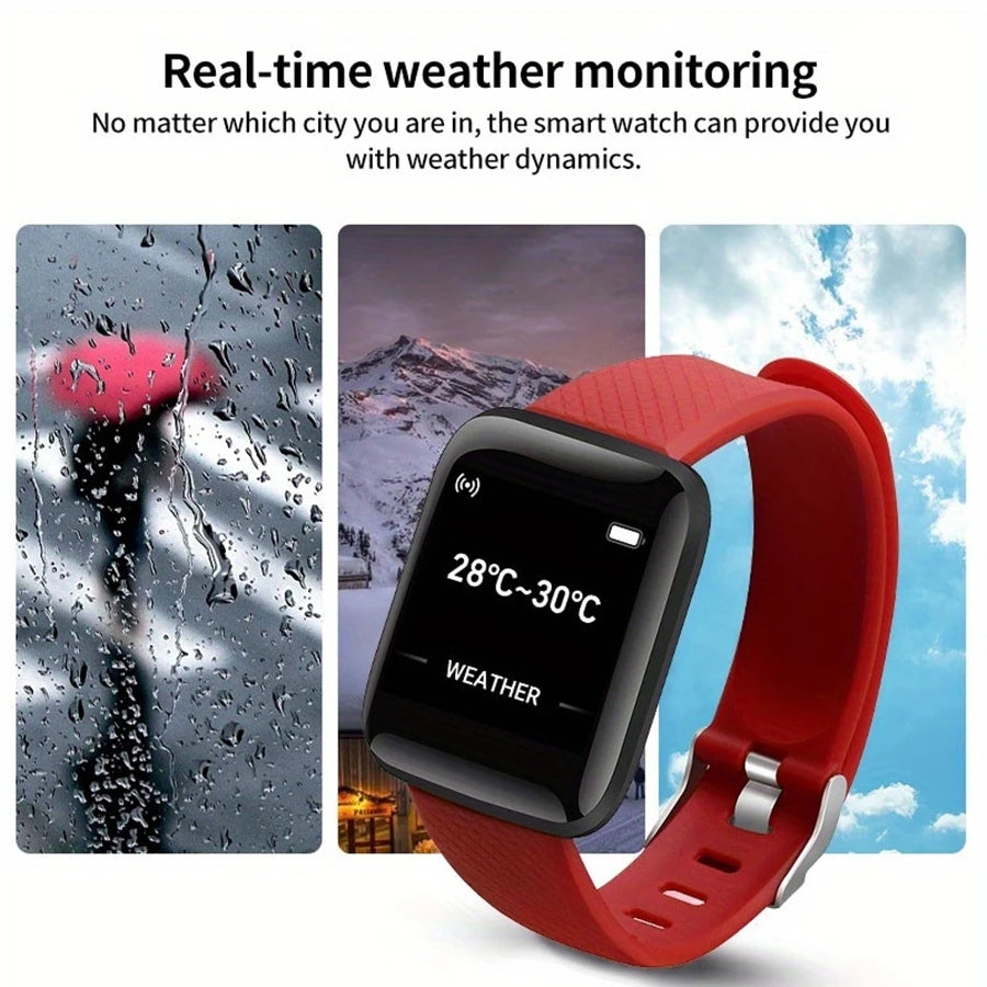 Smart Watch for Men & Women – Message & Fitness Monitor Bracelet