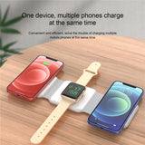 3-in-1 MagSafe Wireless Charging Station – Foldable Magnetic Travel Charger for iPhone