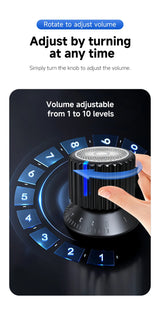 Portable Magnetic Bluetooth Speaker – Waterproof, Stereo Surround Sound with Subwoofer