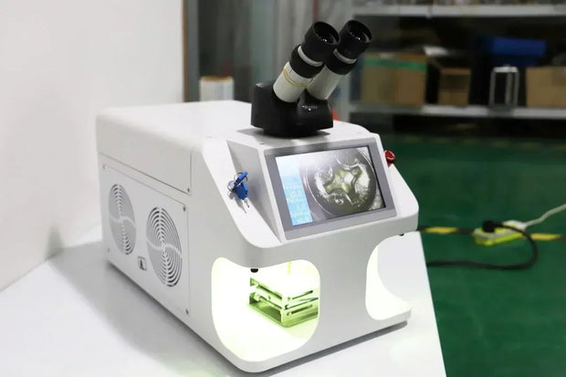 laser welder stainless steel gold jewelry jewellery desktop portable mini YAG 200w ccd laser welding machine metal spot welder