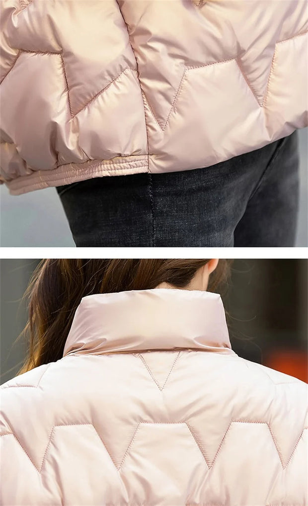 Winter Clothes Women Parkas Jacket 2023 New Women Fashion Solid Thick Short Coats Coats for Women Winter Coat Women