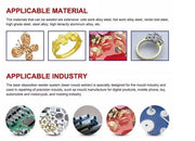 laser welder stainless steel gold jewelry jewellery desktop portable mini YAG 200w ccd laser welding machine metal spot welder