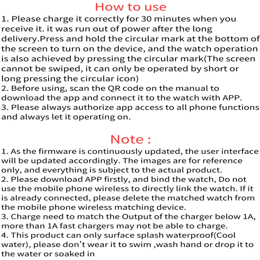 Smart Watch for Men & Women – Message & Fitness Monitor Bracelet