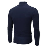 Men’s Thermal Shirt – Slim Fit High Neck Long Sleeve Winter Top