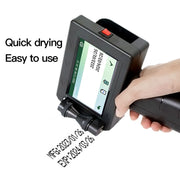 LA50 Portable Inkjet Label Printer 12.7mm Production Date Time Batch Number Handheld Inkjet Printer