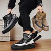 Winter Boots for Men Add Velvet Men's Sneakers Ankle Boots Soft and Comfortable Sports and Leisure Wear-resistant Non-Slip New