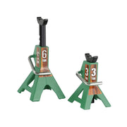 Floor Simulation Jack Stands Lift Pair Rack for Remote Toy Car Tire Change Lifting Support Stand Only