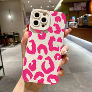 Leopard Design Camera Protective Phone Case for iPhone 16 Cases iPhone 17 Air 15 14 13 12 11 Pro Max 16E XS XR X 7 8 Plus Cover
