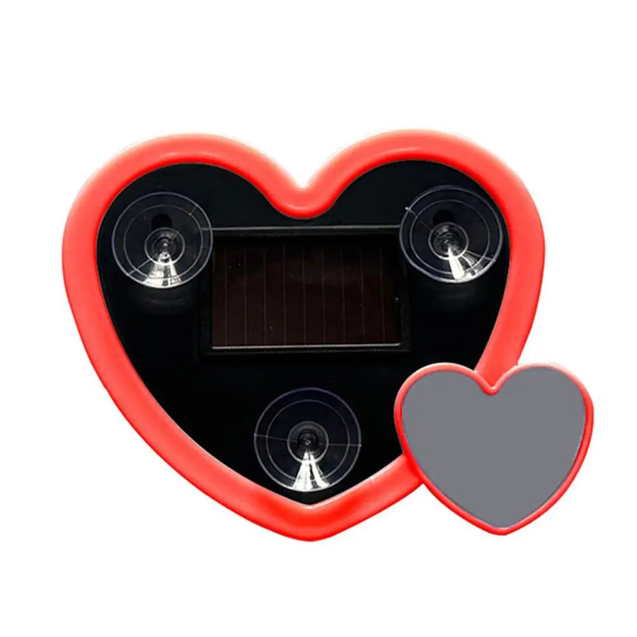 Solar Powered Car Neon Light – Heart-Shaped, Triangular Windows