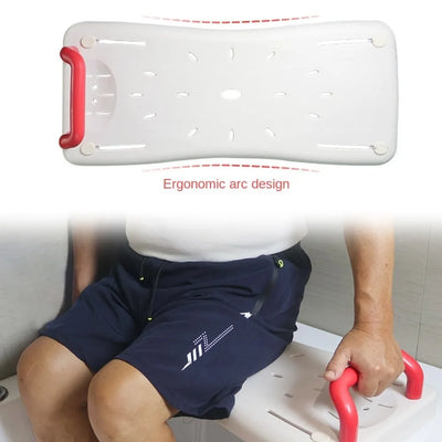 With Handle Bathtub Shower Board Adjustable Non -slip Bathtub Bench With Rounded Corners Bath Sitting Board For Disabled People