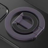 Magnetic Phone Stand – Double-Sided Ring Holder, Folding Desktop Bracket, 360° Rotation