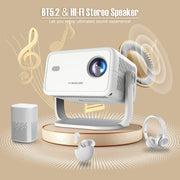 4K Portable Projector with Auto Focus