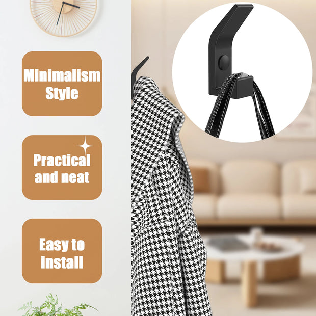 Heavy Duty Aluminum Wall Hooks Set