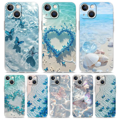 Blue Phone Case – for iPhone 7-17, Pro Max, Plus & Air