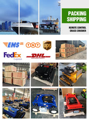 Customized Track-type All-terrain Zero-turn Remote-controlled Lawn Mower High Efficiency and Energy Saving