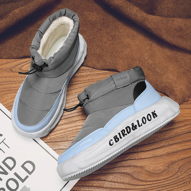 Winter Boots for Men Add Velvet Men's Sneakers Ankle Boots Soft and Comfortable Sports and Leisure Wear-resistant Non-Slip New