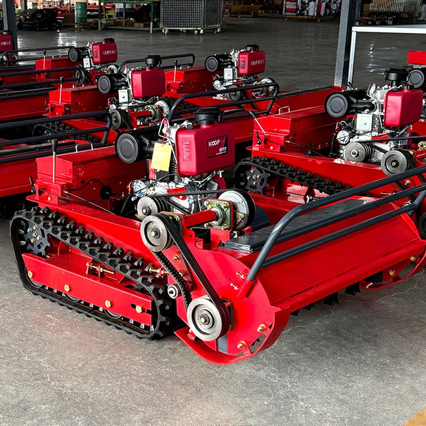 Customized Track-type All-terrain Zero-turn Remote-controlled Lawn Mower High Efficiency and Energy Saving