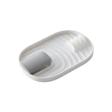 Spoon rest and pot lid holder front view