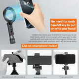 Magnetic Phone Tripod Mount – MagSafe Cold Shoe Mount with 1/4 Screw for iPhone & Android