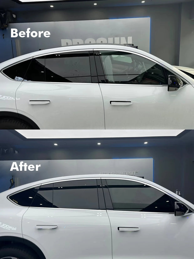 50cmx3m Car Window Privacy Tint Film Auto Vinyl Anti Look Glass Sticker Foils Ceramic Summer Solar UV Protector Mirror Films