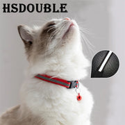 Reflective Pet Collars with Bells, 2-Pack