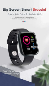 Smart Watch Y68 – on-wrist lifestyle view