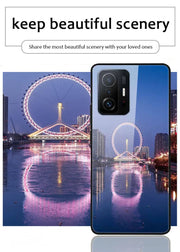 Custom Phone Cases For iphone 16 e 14 Pro Max 13 Mini 15 Plus Glass Silicone Cover Customized Photo Personalized Pictures Fundas