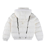 White Winter Jacket for Women – Hooded Thick Warm Padded Coat
