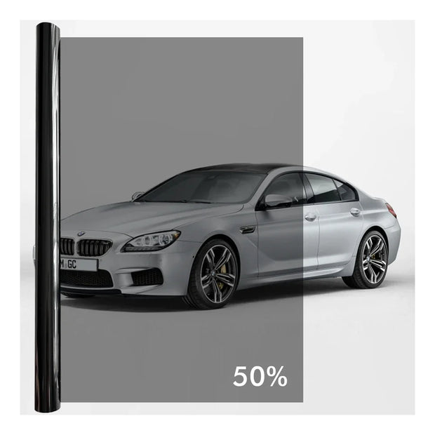 50cmx3m Car Window Privacy Tint Film Auto Vinyl Anti Look Glass Sticker Foils Ceramic Summer Solar UV Protector Mirror Films