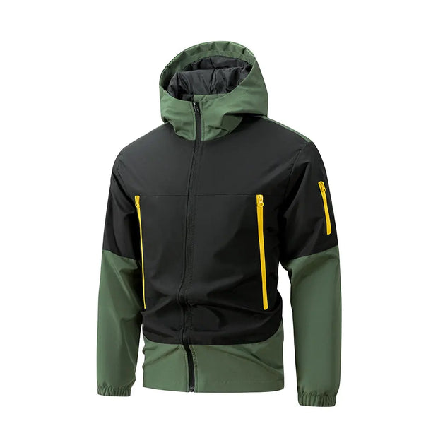 Men's Windproof Jackets stylish New Hooded Sportswear for Autumn and Winter outdoor Tops Sports Running Hiking Outerwear