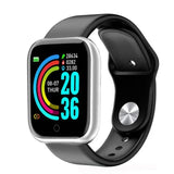 Smart Watch Y68 – pink model front view