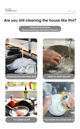 Cordless Electric Spin Scrubber, 5-in-1, for Bathroom Tile and Kitchen