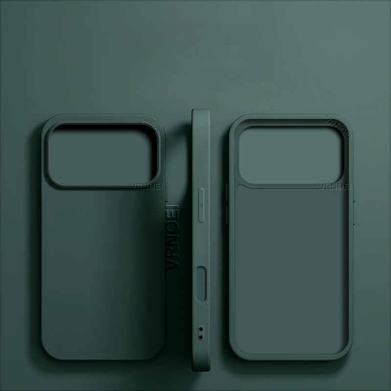 Shockproof Phone Case for iPhone 11-17 Pro Max, Plus and Air, Matte TPU