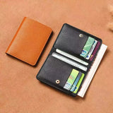 Slim PU Leather Wallet, Ultra-Thin Card Holder for Men and Women