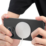 Ultra-Thin Matte Magnetic Phone Case for iPhone 14-17, Frameless Hard PC